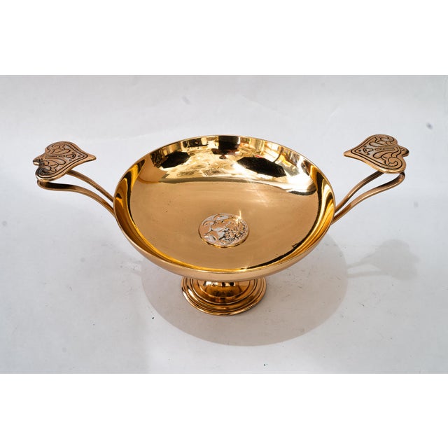 Metal Art Deco Bronze Centerpiece, Vienna, 1920s For Sale - Image 7 of 11