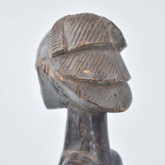 African Early 20th Century Luba Female Figurine For Sale - Image 3 of 11