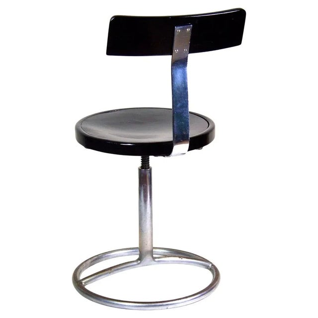 Bauhaus Office Swivel Chair from Slezak, 1920s For Sale - Image 3 of 11