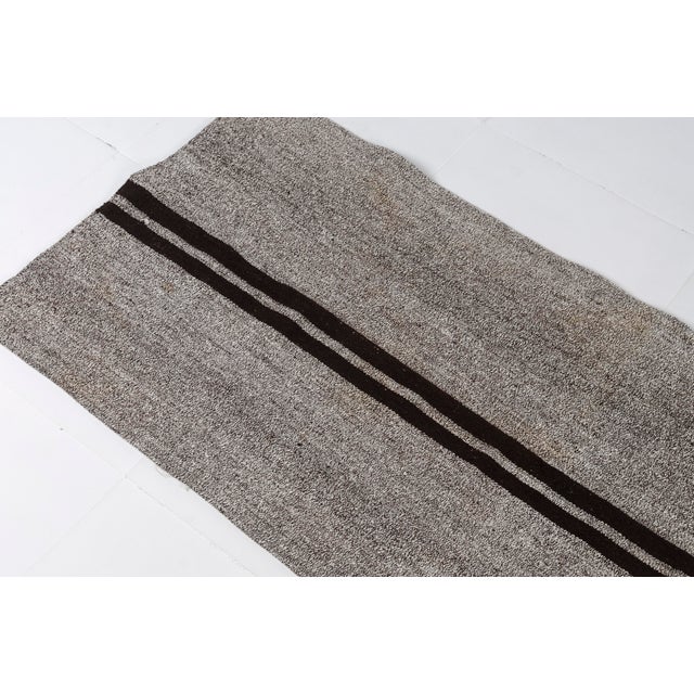 1960s Stripe Anatolian Handknotted Carpet For Sale - Image 9 of 10