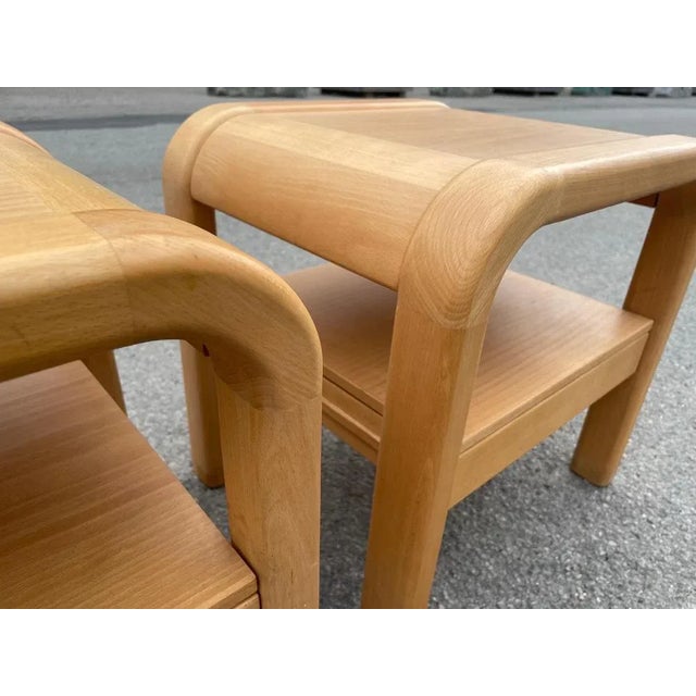 Brutalist Nightstands by Villy Nørgaard, 1993, Set of 2 For Sale - Image 6 of 10