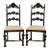 William & Mary Ladderback Chairs - a Pair For Sale