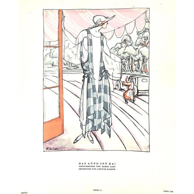 "Styl: Blatter Fur Mode Und Die Angenehmen Dinge Des Lebens" 1922 For Sale - Image 10 of 15