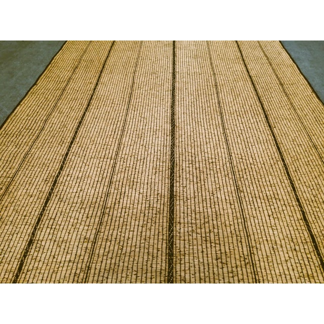 Contemporary Mauritanian Tuareg Berber Rug in Wood and Natural Leather, 1980s For Sale - Image 3 of 9