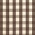 Schumacher Camden Cotton Check Fabric in Java For Sale
