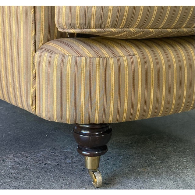 Late 20th Century George Smith Style Upholstered Chairs - A Pair For Sale - Image 9 of 11