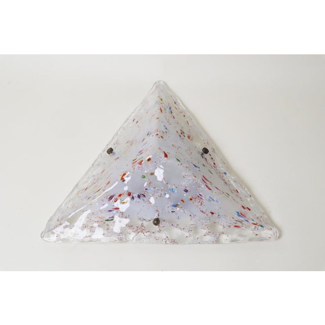 Modern Murano Glass Pyramid Lamp from La Murrina, Italy, 1980s For Sale - Image 10 of 16