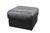 1980's Italian Modern Leather Chair and Ottoman For Sale - Image 9 of 10