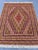 High Quality Gold Mushwani Hand-Woven Kilim Rug - 6'2" X 4'9" For Sale - Image 6 of 12