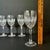 Vintage Gorham Regalta Cut Diamond, Faceted Stem Crystal Goblets, Set of 6 For Sale - Image 10 of 10