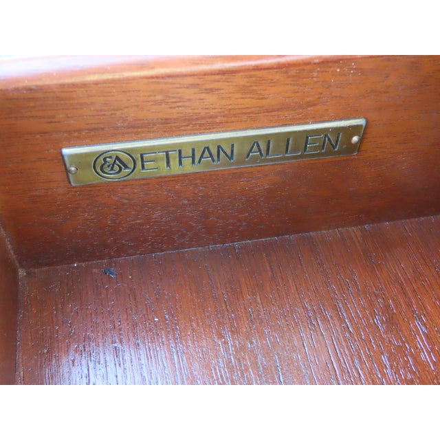 Ethan Allen Hollywood Regency Nightstand Bedside Side End Table 6376 For Sale In Miami - Image 6 of 12