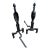1920s Pair of 1920s Neoclassical Cast Iron Fireplace Andirons With Urn Finials For Sale - Image 5 of 17