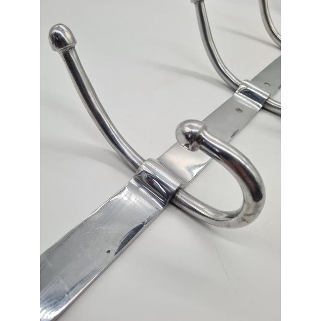 Modernist Aluminum Wall Hook, 1970s For Sale - Image 3 of 6