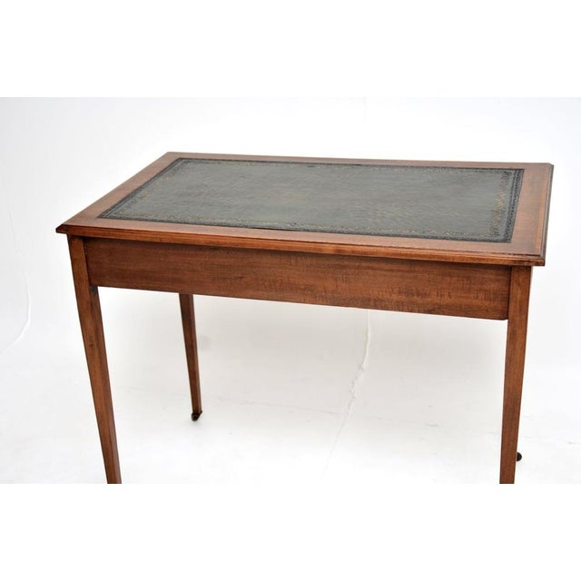 Antique Edwardian Inlaid Desk, 1900s For Sale - Image 10 of 11