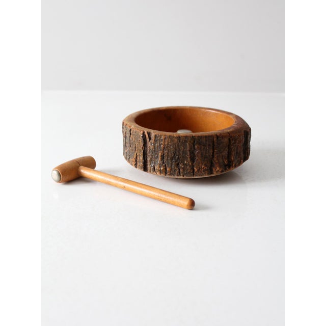 Cabin Mid-Century Nut-Cracker Bowl Set For Sale - Image 3 of 11