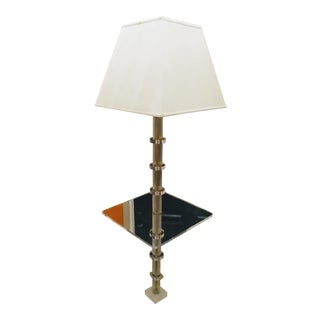 Vintage Mid Century Modern Lucite Table Floor Lamp For Sale