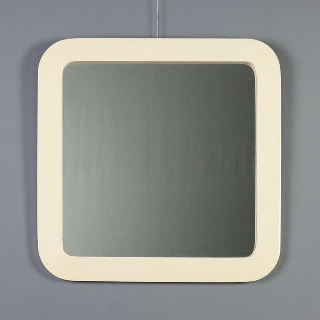Mirror with White Frame,1970s For Sale - Image 10 of 10