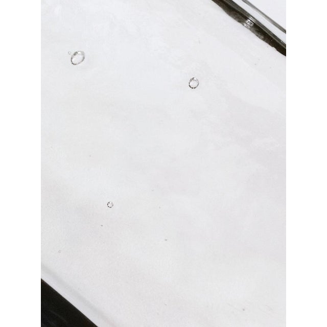 Vintage Long Black and Transparent Murano Glass Centerpiece by Aureliano Toso For Sale - Image 7 of 10