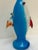 Mid-Century Murano Sommerso Vase in the Shape of a Fish, 1960s For Sale - Image 6 of 8