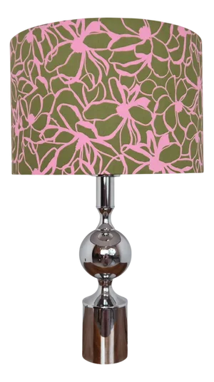 Mid-Century Chrome Table Lamp by Solken Leuchten, 1970