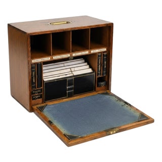 The Prendergast Campaign Chest: A Documented 19th-Century Oak Dispatch Box & Diary, 1888 For Sale