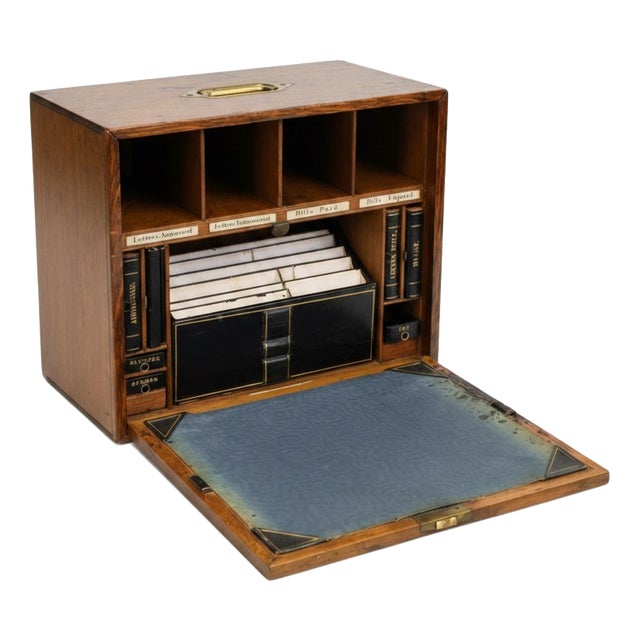 The Prendergast Campaign Chest: A Documented 19th-Century Oak Dispatch Box & Diary, 1888 For Sale