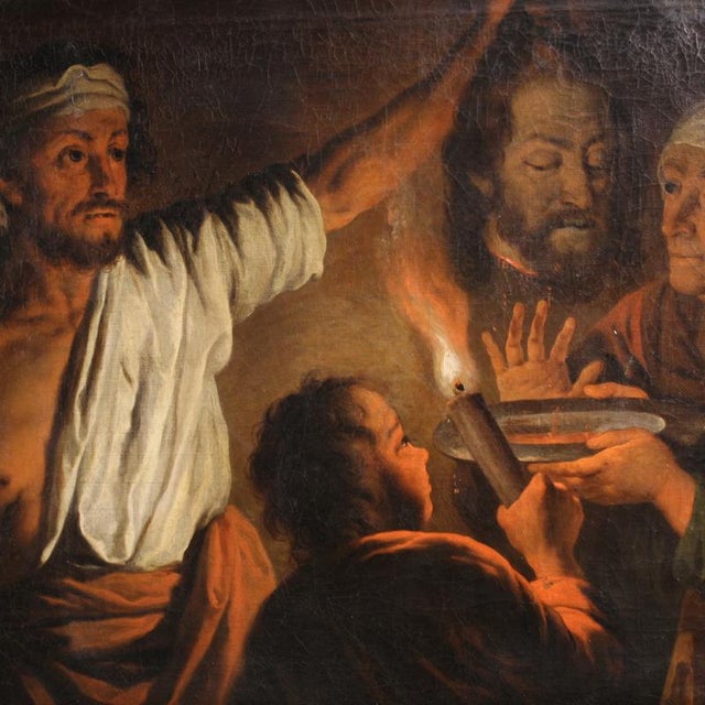 Flemish Artist, Salome with the Head of St. John the Baptist, 1820, Oil on Canvas For Sale - Image 13 of 16