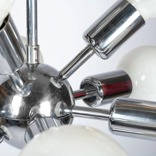 1970s Vintage Sputnik Drupol Chandelier, 1970s For Sale - Image 5 of 8