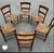 Mid-Century Modern 1950s Rustic French Mid-Century Modern Dining Chairs, Style of Charlotte Perriand For Sale - Image 3 of 7