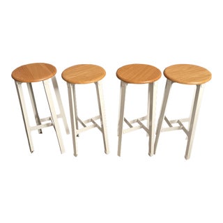Herman Miller “Construct” Industrial Bar Stools - Set of 4 For Sale