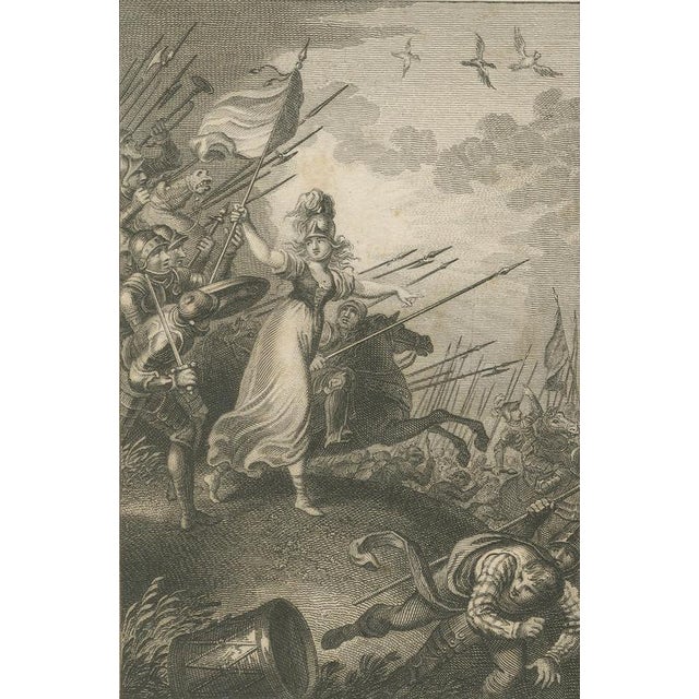 Early 19th Century Joan of Arc Life Scenes, 1813, Copper Print Engraving on Paper For Sale - Image 5 of 10
