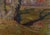 Impressionist Treelandscape Painting, Antique Soviet Art, 1960s 33-47 For Sale - Image 6 of 6