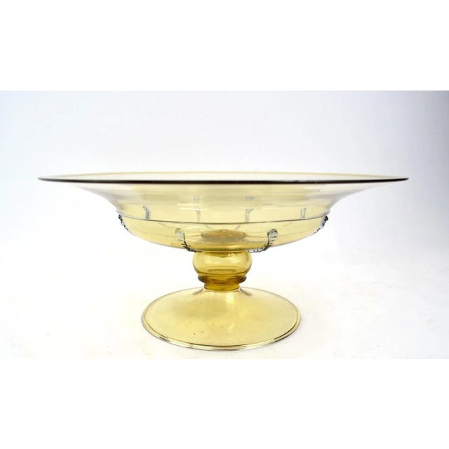 Murano Compote Bowl by Martinuzzi for Cappellin For Sale - Image 4 of 9