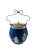 Royal Blue Late 19th Century Wedgwood Jasperware Cobalt and White Ice Bucket With Lid For Sale - Image 8 of 12