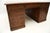 Brown Antique Victorian Leather Top Partners Desk, 1840s For Sale - Image 8 of 11