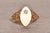Gold The 19th Avenue: Navette Shaped Signet Ring with Natural Diamond For Sale - Image 8 of 10