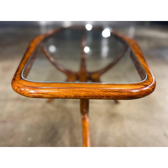 Mid-Century Modern Giuseppe Scapinelli Sculptural Wooden Coffee Table, Brazil, 1950s For Sale - Image 3 of 13