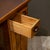 Antique Industrial Oak Architect's Desk With Integrated Swing-Out Stool c.1920 For Sale - Image 14 of 17
