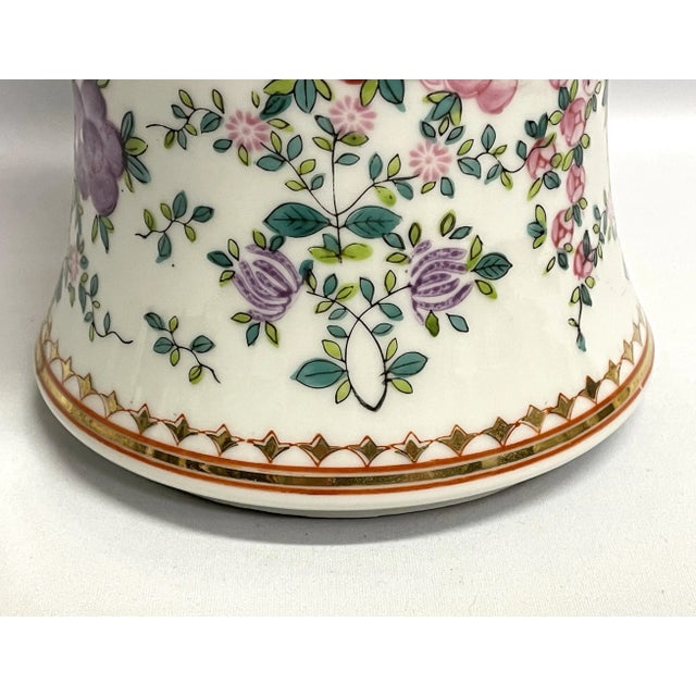 Tall English Porcelain Vase - By Adams Lowestoft For Sale - Image 10 of 12