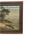 Vintage Framed Tinted Coastal Landscape Photograph of Cypress Trees on Rocky Shoreline. For Sale In Seattle - Image 6 of 10