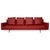 Gordon 4-Seater Sofa in Red Leather from Walter Knoll / Wilhelm Knoll For Sale - Image 15 of 15