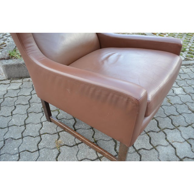 Leather Lounge Highback Chair by Rudolf Glatzel for Kill International, 1960s For Sale - Image 11 of 18