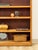 Vintage MCM Light Oak Bookshelf, Five Shelf With Rounded Edges, Rustic Bookcase For Sale - Image 12 of 13