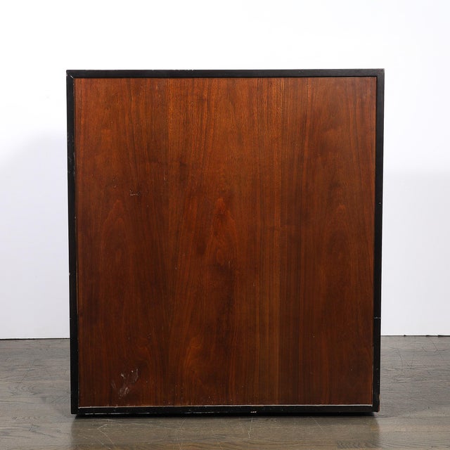 Mid-Century Walnut & Lacquered Chest by Robsjohn-Gibbings for Widdicomb Company For Sale - Image 10 of 18