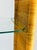Wicker and Glass Etagere Bookcase Display Shelf Attributed to Founders, Mid Century Modern For Sale - Image 11 of 15