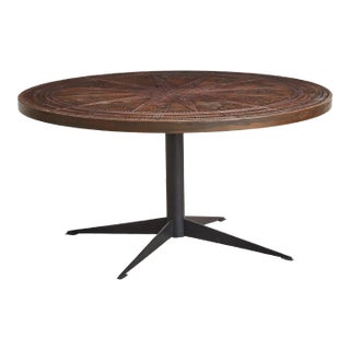 Brutalist Zodiac Motif Coffee Table, Germany 1960s For Sale