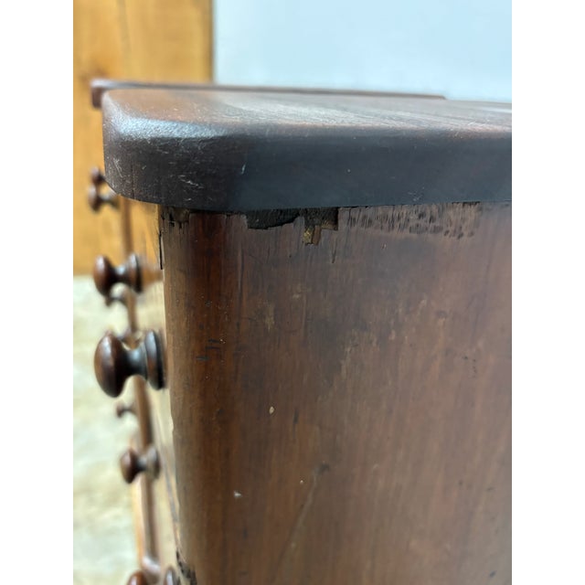 Wood Antique English Mahogany Nightstands For Sale - Image 7 of 10