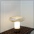 Mushroom Table Lamp with Marble Base and Opal Glass Shade For Sale - Image 6 of 14