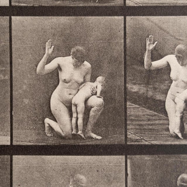 Eadweard Muybridge, Black and White Women in Motion Study, 1982, Photograph, Framed For Sale - Image 7 of 10