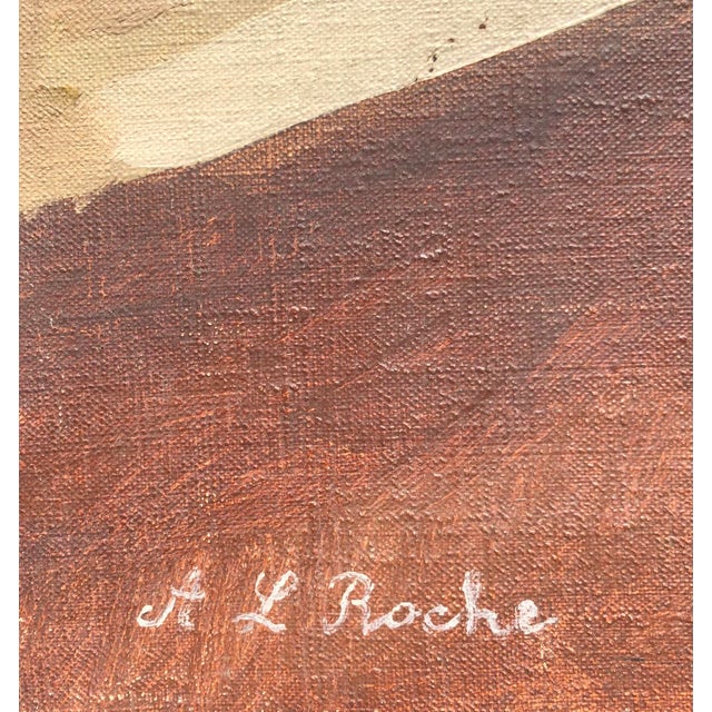 Modern Alexis Louis Roche, Bouquet de fleurs, Oil on Canvas For Sale - Image 3 of 8